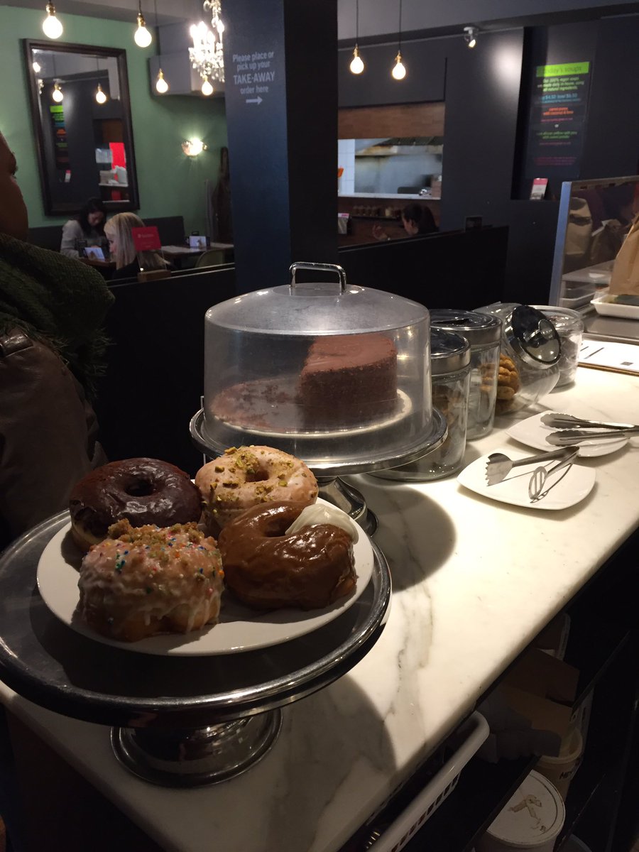 This is BIG NEWS! We're welcoming #vegandonuts from <a href="/bloomersto/">bloomer's</a> to our array of desserts! 4 flavour a to choose from... try them all!