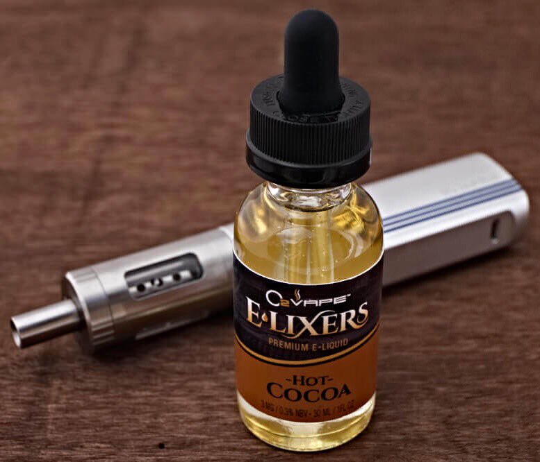 O2vape's tweet photo. Careful, you might just fall in love with the cocoa 😍
#O2VAPEelixers Premium #EJuice Strengths of 0, 3 or 6 mg’s
-30ml bottle size with dropper
-Ships same day if ordered by 4pm EST
-4 premium flavors
#O2vape #vape #vapeshop #vapejuice #elixer #vapepen https://t.co/xdY19jvD56