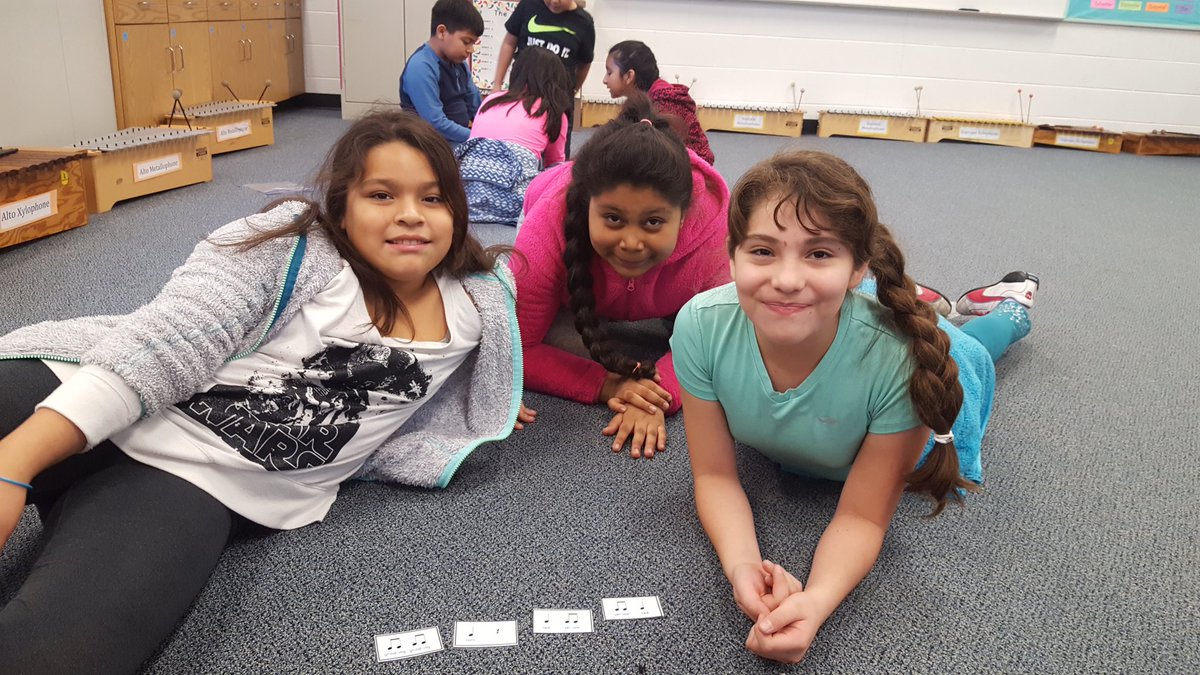 More composing rhythms for the song, "Grinding Corn" ... we are almost concert ready! @vmcarde <a href="/CardenasValerya/">valerya cardenas</a> #d75learns #mgwolves