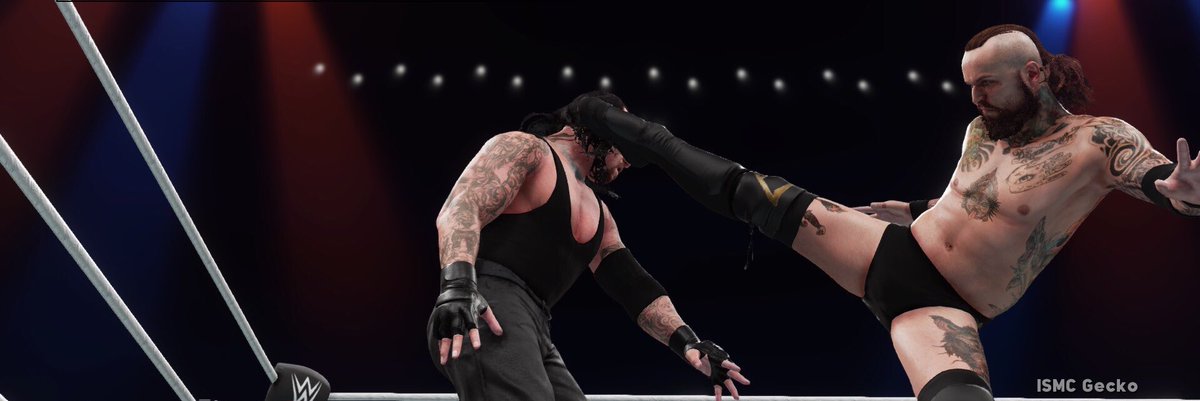 Gecko_81ny's tweet photo. My first match with @WWEAleister #WWE2K18 #WWE #NXT #TheUndertaker https://t.co/m1OSnWQiZL