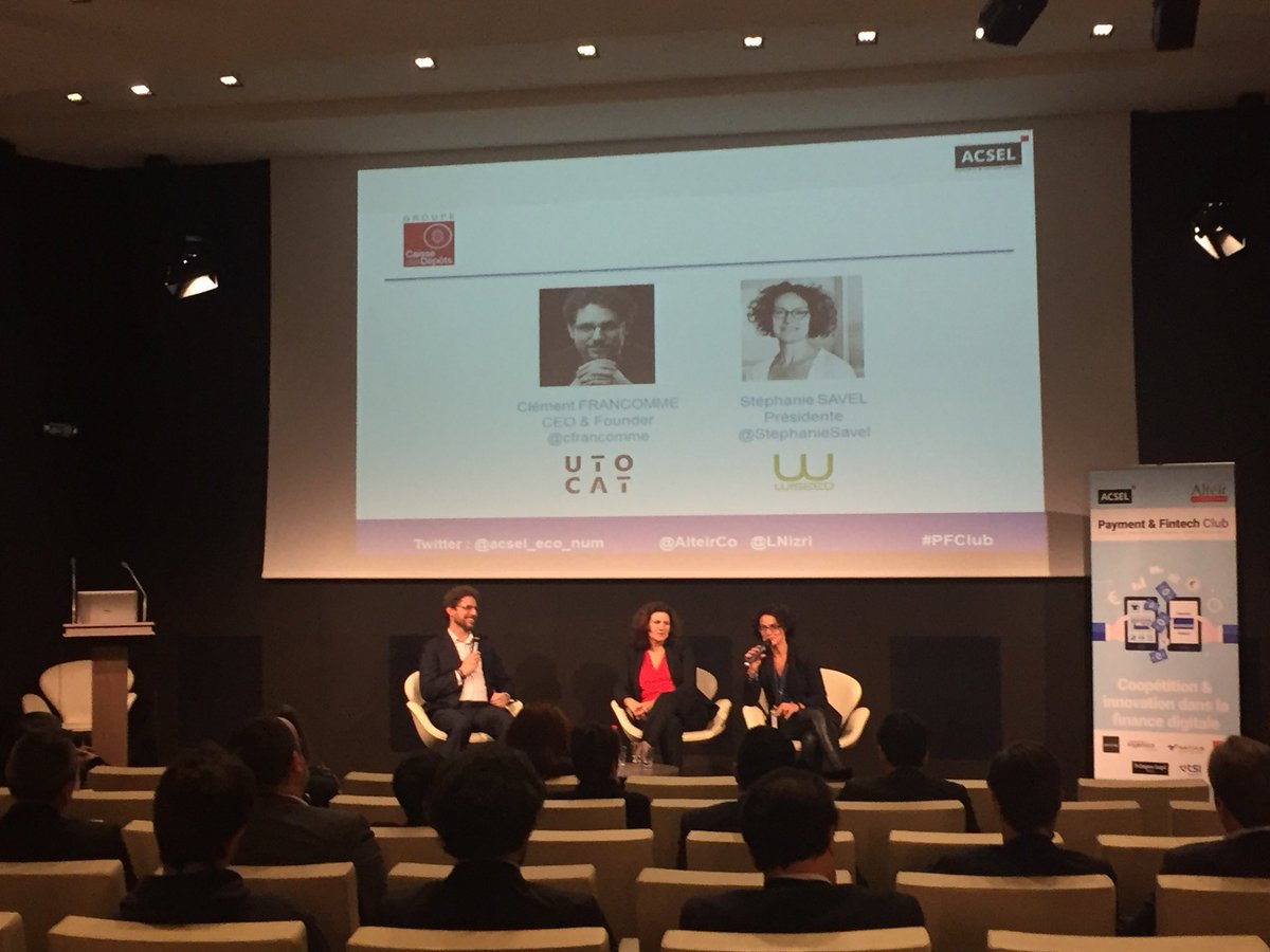 utocat's tweet photo. .@stephaniesavel : « Nous travaillons à un partenariat avec .@Utocat sur le paiement par PEA » @wiseed #catalizr @AcselDigital https://t.co/RNlJB61zSS