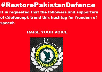 SaadBinHaseebPk's tweet photo. We stands with @defencepk #IamPD
#RestorePakistanDefence @Twitter @JorgeAlvarezCa @TwitterSupport https://t.co/W6KCHx3x8M