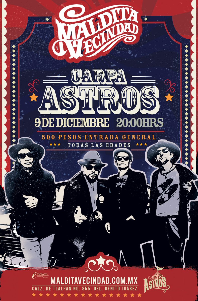 Otra ves EL CIRCO en Carpa Astros | 9 de Diciembre 2017 !
Boletos ya disponobles.