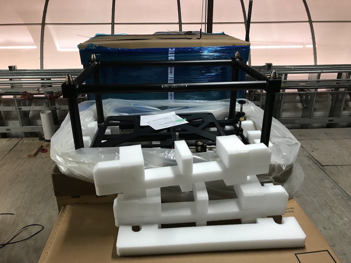 ClearProAV's tweet photo. These @ChristieDigital #rigging frames are about to be installed! #churchtech #broadcast #proav #environmentalprojection @coolux #install https://t.co/HmJIMMlsdB
