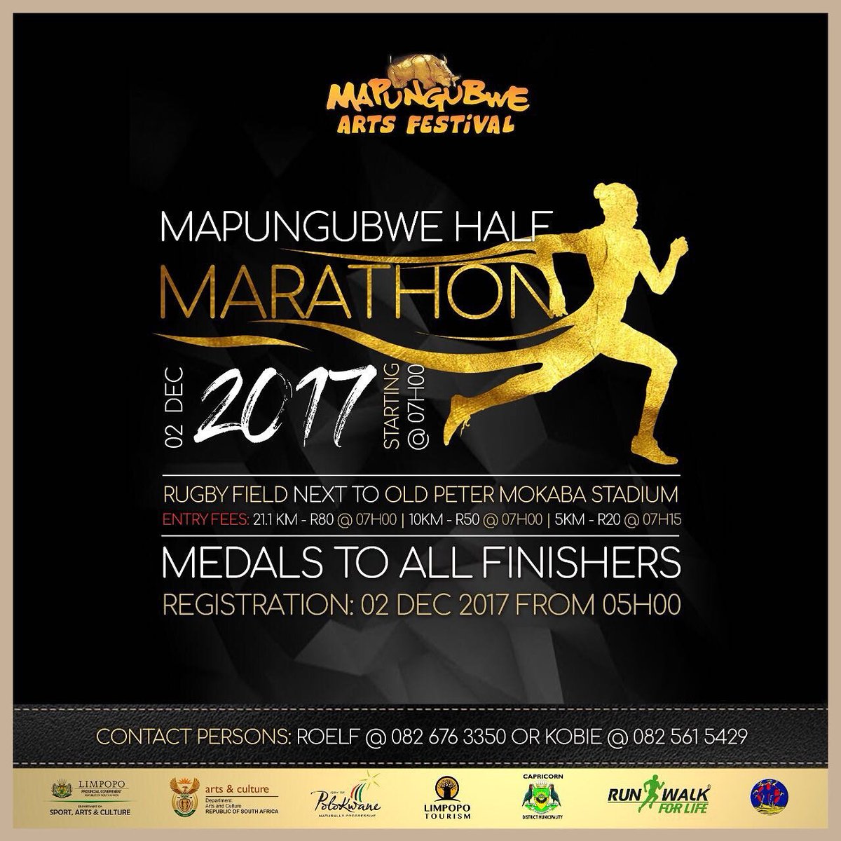 tp1_moloi's tweet photo. Runners.... #MapungubweMarathon @mapungubweart17 register now! @ASAathletics @Thobela_Moshate @CapricornFMNews @Munghana @Phalaphala https://t.co/LYz0mPNmee