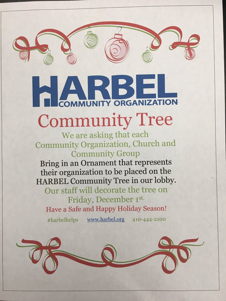 HARBELhelps's tweet photo. Join HARBEL as we celebrate our Community together.
Community Tree! https://t.co/KS2ArRJ2io