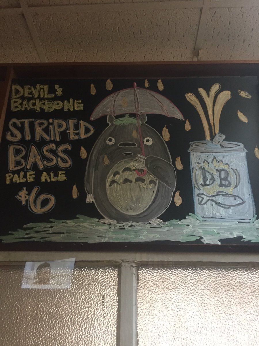 DBbeer_Kory's tweet photo. I love it when accounts love the beer so much they make some artwork for it. #stripedbass #devilsbackbone https://t.co/mkKMT5QKo8