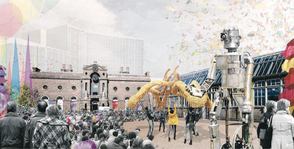 MyWoolwich's tweet photo. Public consultation for the £31M #Woolwich Creative District on the 2nd Dec at Building 41, noon-4pm. (Same day as the Winter Warmer!) https://t.co/7Qb4cMkJTJ