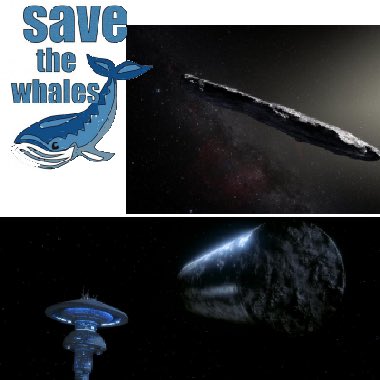 Silverlake_Pete's tweet photo. Does anyone else think it looks like the space probe from Star Trek? #InterstellarAsteroid https://t.co/Z9CvNrhbAZ