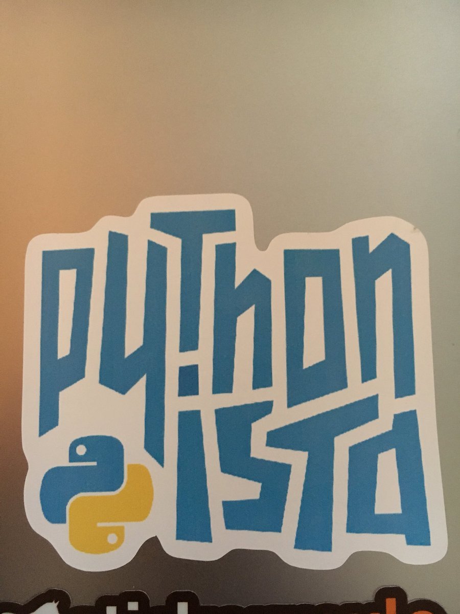muhammad_o7's tweet image. Finally a Pythonista @dbader_org 
Loving the sticker so far