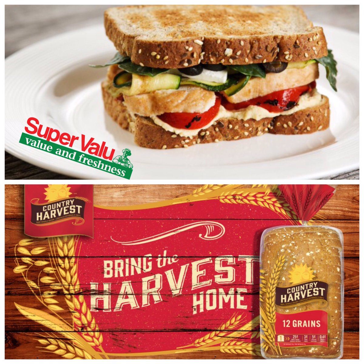 SuperValu_Vanc's tweet photo. Country harvest bread on sale this week! #featureitem #sale #spotlight #stockup #sandwiches are better with #countryharvestbread #open24hours #commercialdrive #shoplocal #buylocal #eastvan #freeparking underground for the first 45 minutes https://t.co/4OIeDl4rsE