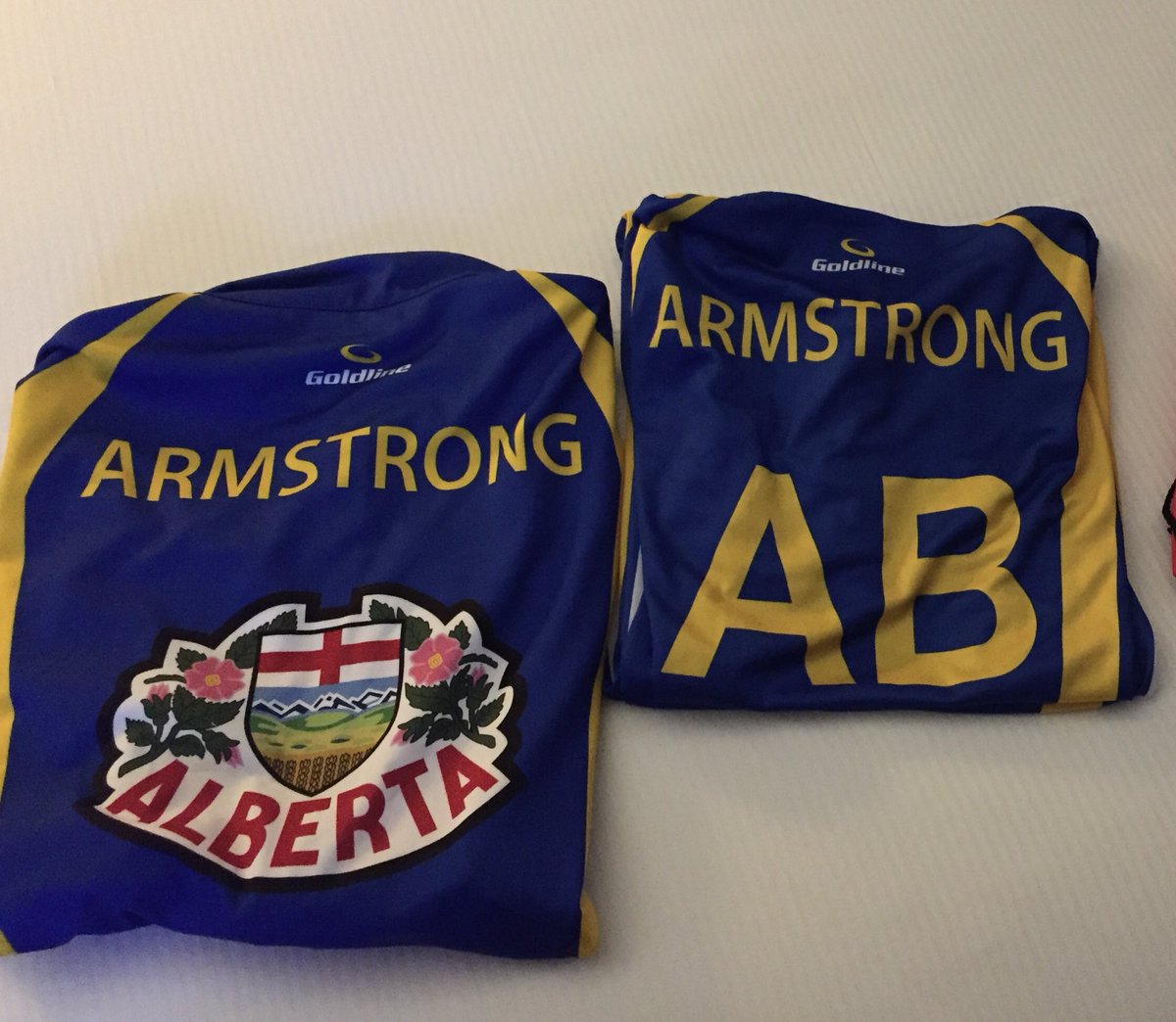 dtarmstrong02's tweet photo. Maybe I’m biased but I think blue and yellow is the best colours! #TCCC2017 #curlingrocks https://t.co/1AVcUZ3hvS