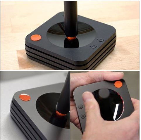 TheAtariBox's tweet photo. My new controller. https://t.co/ZTkOIETFAi