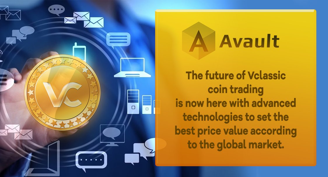 Avaultco's tweet photo. the #future of vclassic coin trading is now here with advanced technologies to set the best price value according to the global market . # cryptocurrency #trading #avault #VCC https://t.co/RVFbZbJ9Id