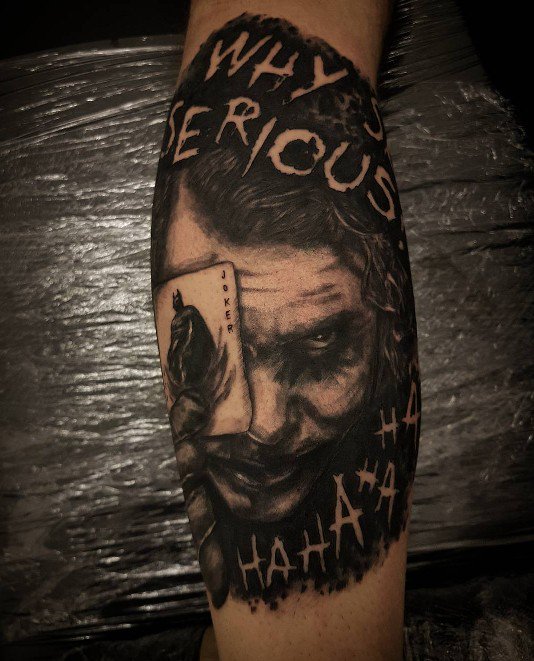 Heath ledger joker tattoo  YouTube