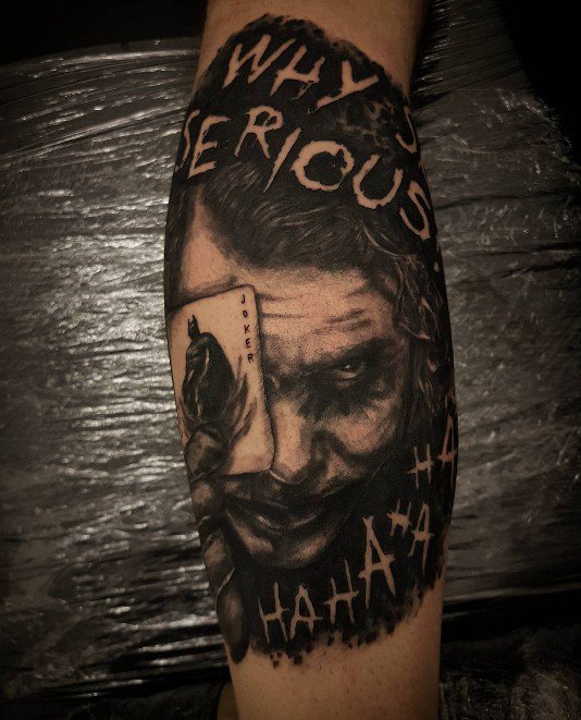 30 Awesome Heath Ledger Joker Tattoos