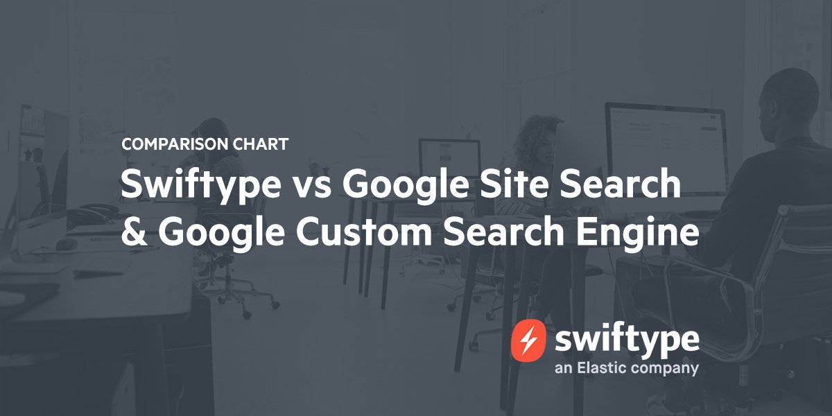 swiftype's tweet image. Comparison Chart: Swiftype vs. #GoogleSiteSearch and Google&apos;s #CustomSearchEngine: bit.ly/2BcFIeE