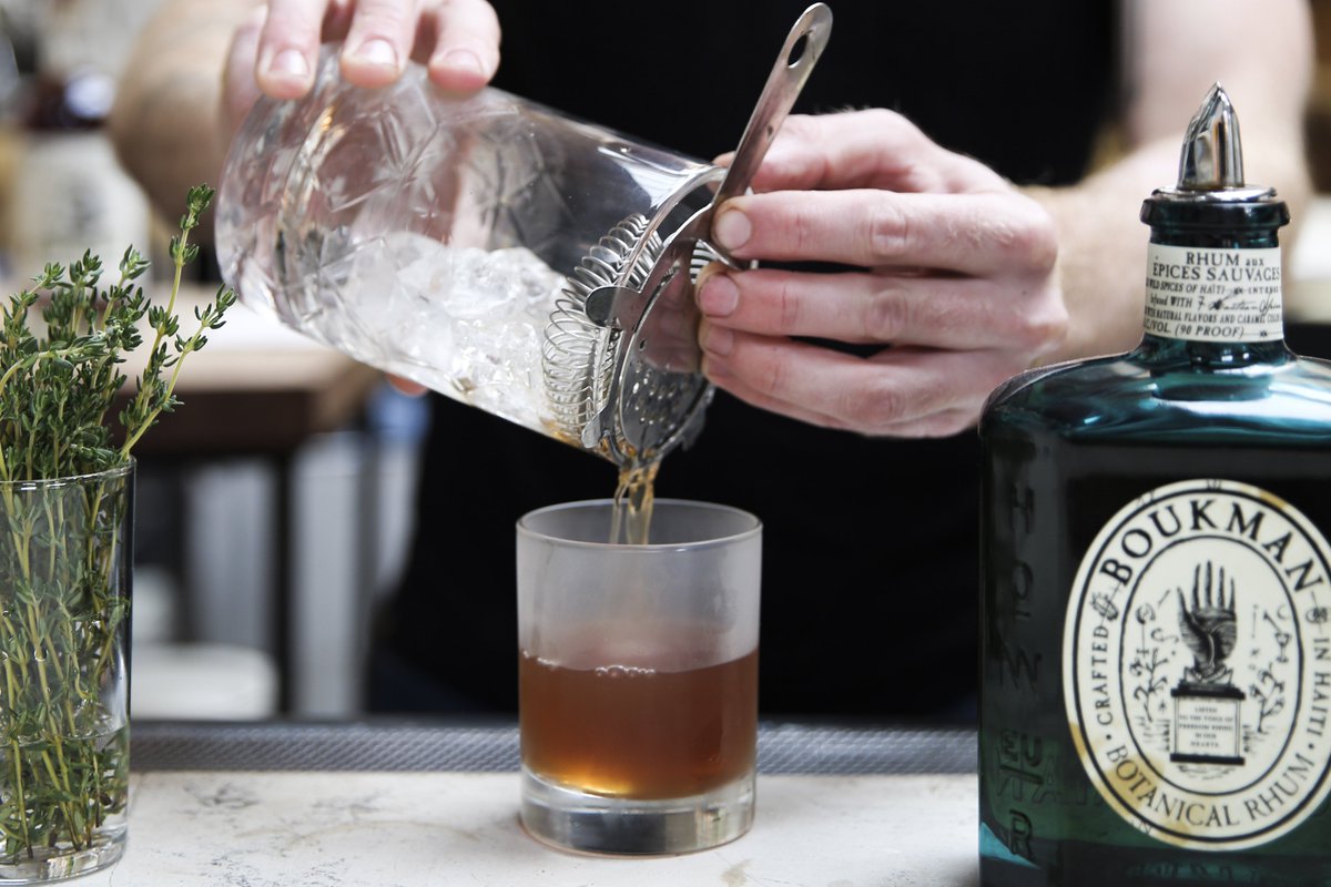 Our suggestion for a cozy hang-out spot: Sisters, in Clinton Hill, Brooklyn. We'll be sipping on their latest #BoukmanRhum craft cocktail!