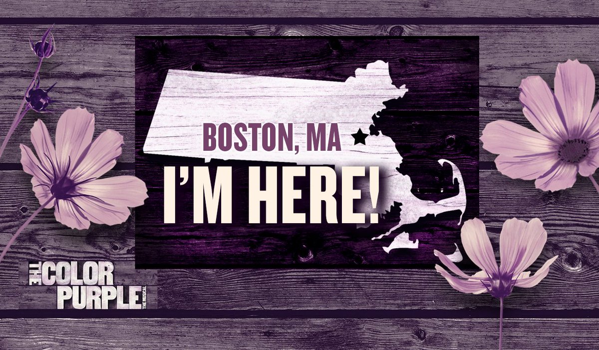 BwayColorPurple's tweet photo. We're thankful for two weeks of sharing our story here in Boston at The @BochCenter. #WeAreHere https://t.co/t95Q3fQsKk
