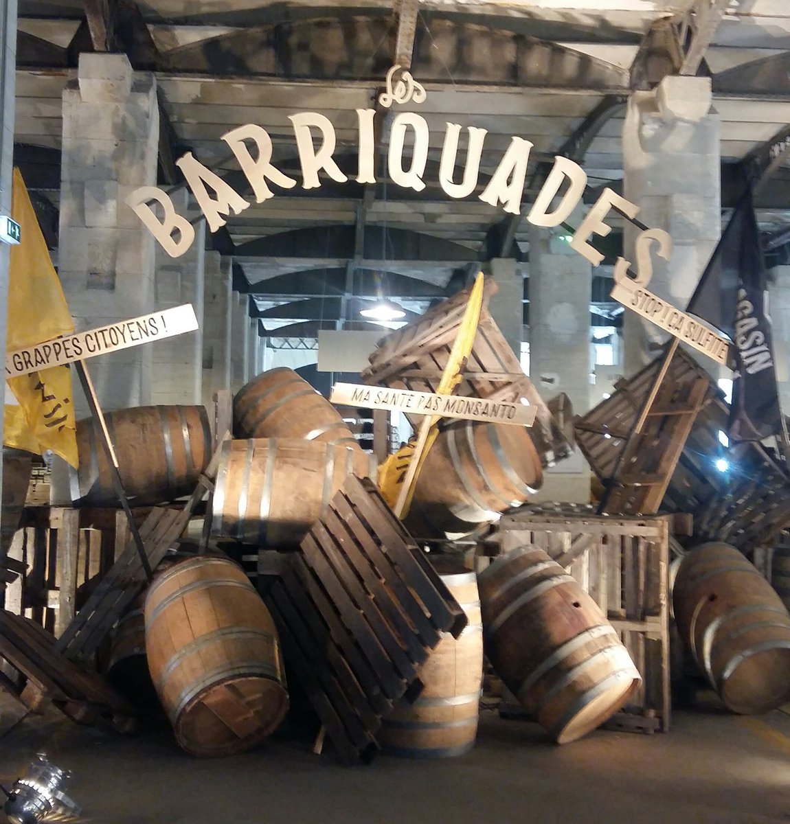 comte_so's tweet image. Les Barriquades ! A Darwin.... à la rencontre des vins bio !!! 😉 #winelover#winesearcher  @lawineista @Winepaper_fr @SO_Bordeaux