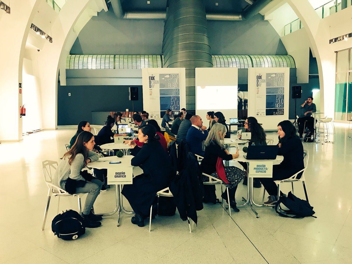 madeinbi's tweet photo. A tope en el #Ensanche con el #portfolionight #biDweek17 @BiDC_eus #eidedesignday @Vidrala_Group @madeinbi @StudioGaston @Marinagoni y muchos mas! https://t.co/VEWtumYSS3