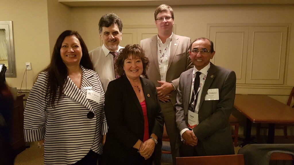 RLPKathyDN's tweet photo. Nice opportunity to meet Minister of natural resources and forestry. Thanks for your time @Kathryn_McGarry #ORPC2017 https://t.co/2TpZ6vULWR