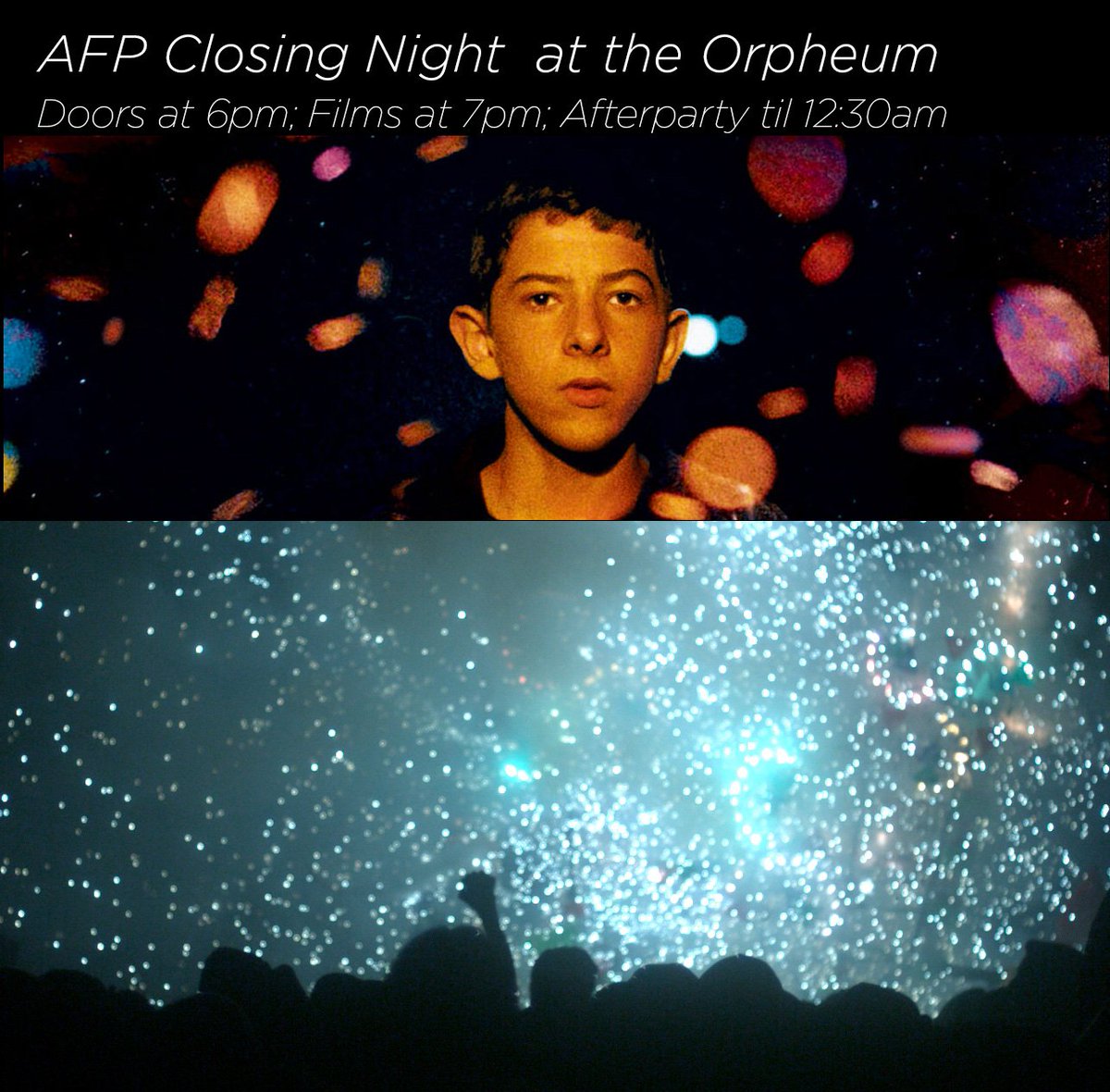 court13arts's tweet photo. Join the #AFP3 team in closing out this year's fest at @orpheumnola with a double screening of Brimstone & Glory and A Ciambra, followed by a DJ set by Win Butler at the after party. https://t.co/K6BnyGObIr