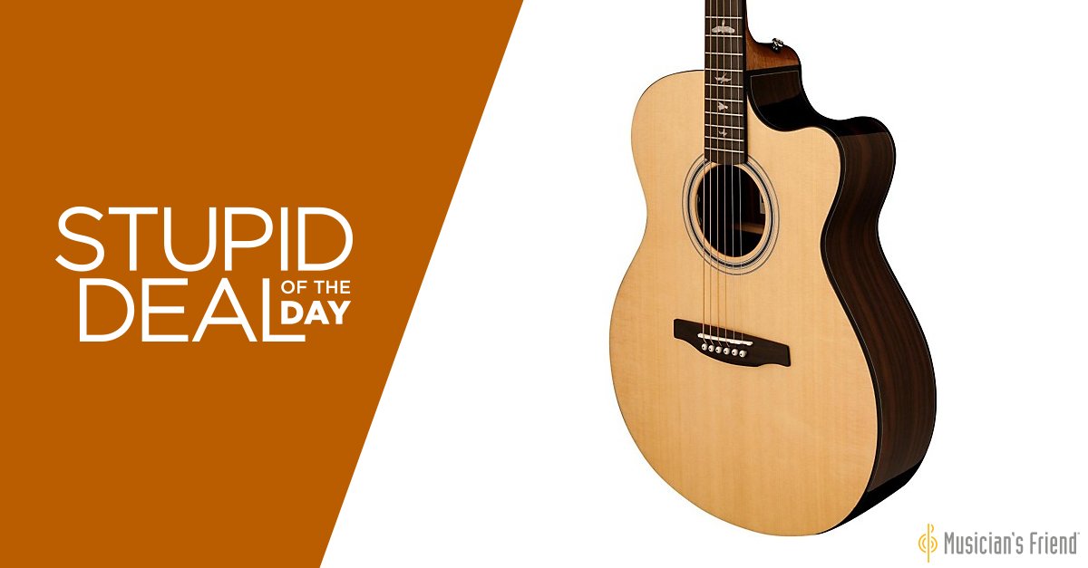 musiciansfriend's tweet photo. #SDOTD (11/21/17): @prsguitars SE Angelus A30E Acoustic-Electric - Only $499.99! (Was: $709.00) - Limited quantities, while supplies last.
https://t.co/bkSE2NdEKC https://t.co/QNoW95CCDd