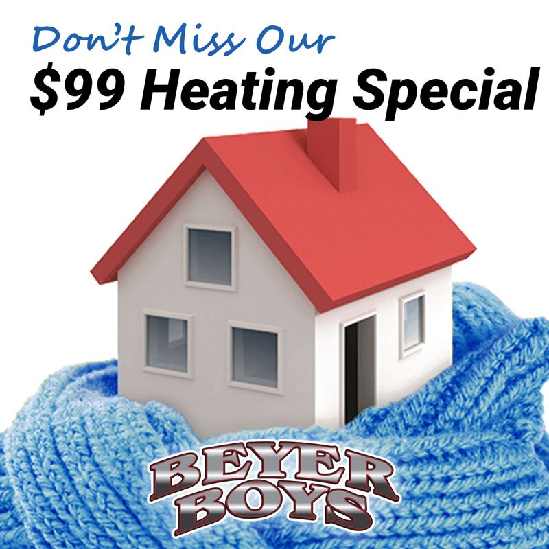Beyer_AC's tweet photo. For a limited time only, Beyer Boys is offering a $99 Heating Check-Up! Beyer Mechanical’s highly trained technicians can help with your heating repair, maintenance, and installation needs. Call us today! (210) 775-1734 https://t.co/dSr9adT6Yt #beyerboys #HeatingSpecial https://t.co/voTAe5fFNF
