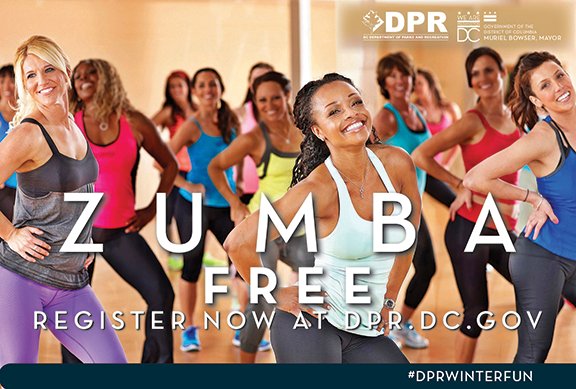 DCDPR's tweet photo. #Holiday Season is here. We have FREE Zumba and over 40 other FREE winter classes! Visit https://t.co/q5M8yda0x7  Search for a programs of interest #spinning #Bootcamp + more #DPRWinterFun #fitness #FitDC https://t.co/ShVFBNgx2L