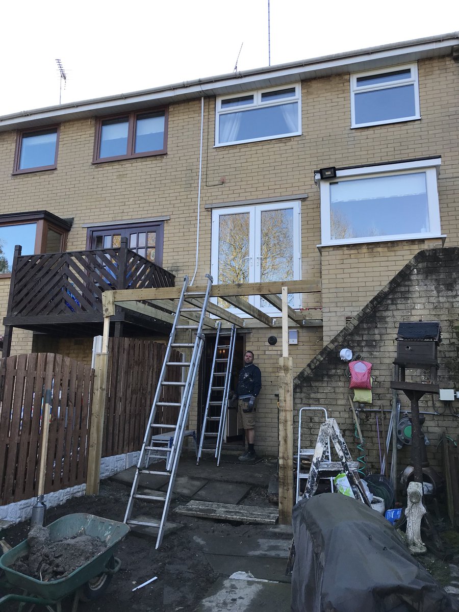 ABS_Prop_Spec's tweet photo. (Part 1) Recently completed in Sheffield, raised composite decking on stilts #outdoorliving #compositedecking https://t.co/z54heb2OHY