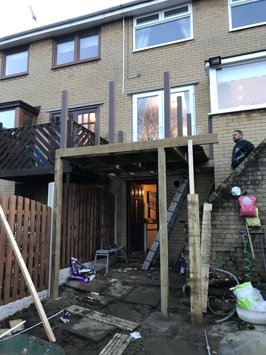 ABS_Prop_Spec's tweet photo. (Part 1) Recently completed in Sheffield, raised composite decking on stilts #outdoorliving #compositedecking https://t.co/z54heb2OHY