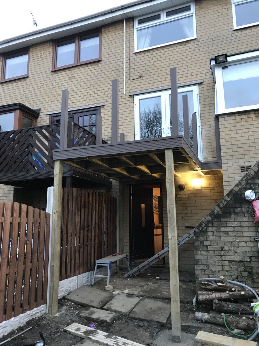 ABS_Prop_Spec's tweet photo. (Part 2) Recently completed in Sheffield, raised composite decking on stilts #outdoorliving #compositedecking https://t.co/0FueV8wsX1