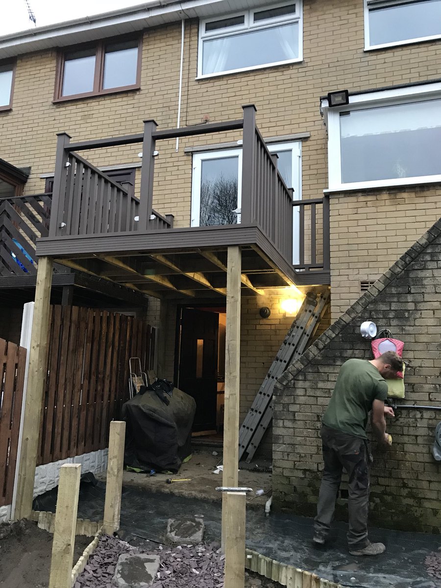 ABS_Prop_Spec's tweet photo. (Part 2) Recently completed in Sheffield, raised composite decking on stilts #outdoorliving #compositedecking https://t.co/0FueV8wsX1