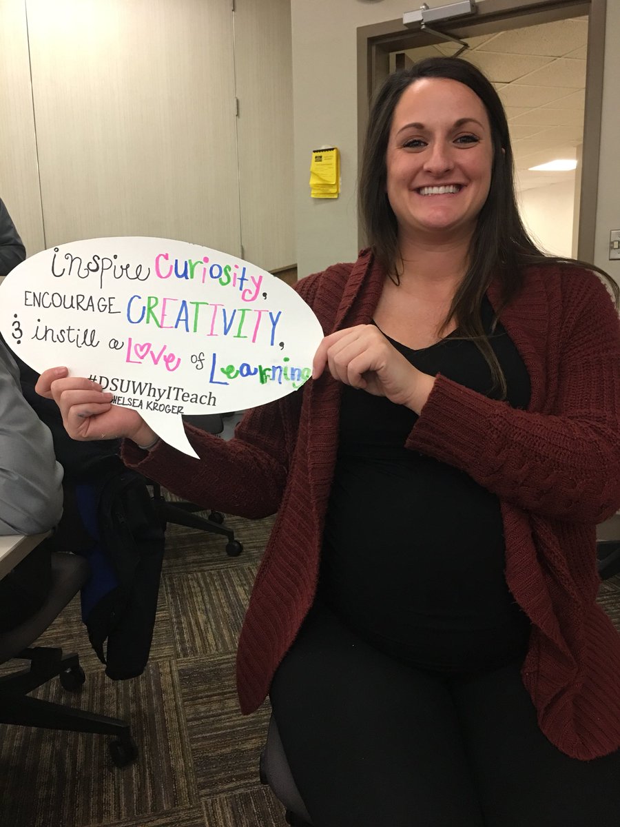 C89Kroger's tweet photo. Why I Teach ❤️#dsuwhyiteach https://t.co/Q1oHe3Twsw