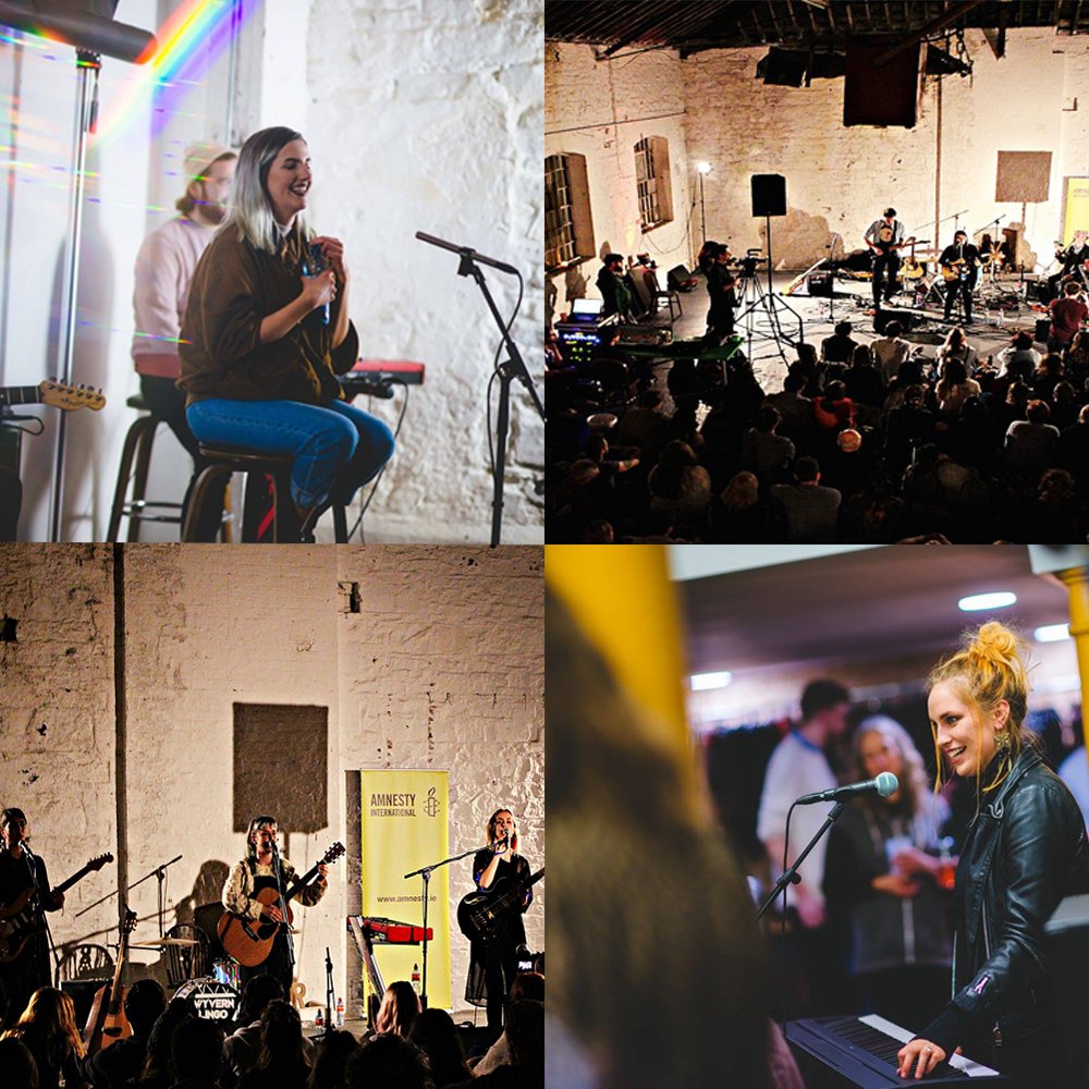 SofarDublin's tweet photo. 6 whopper gals we've had the pleasure of having at #SofarDublin this year alone are all headed to Dingle for @OtherVoicesLive. @WyvernLingo play St. James Church and @laoisemusic @SterlingMolly and @SorchaRichardsn the music trail. See here : https://t.co/BWlkbeUvEl #GALS ๐๐ค https://t.co/BkbayoZkDi