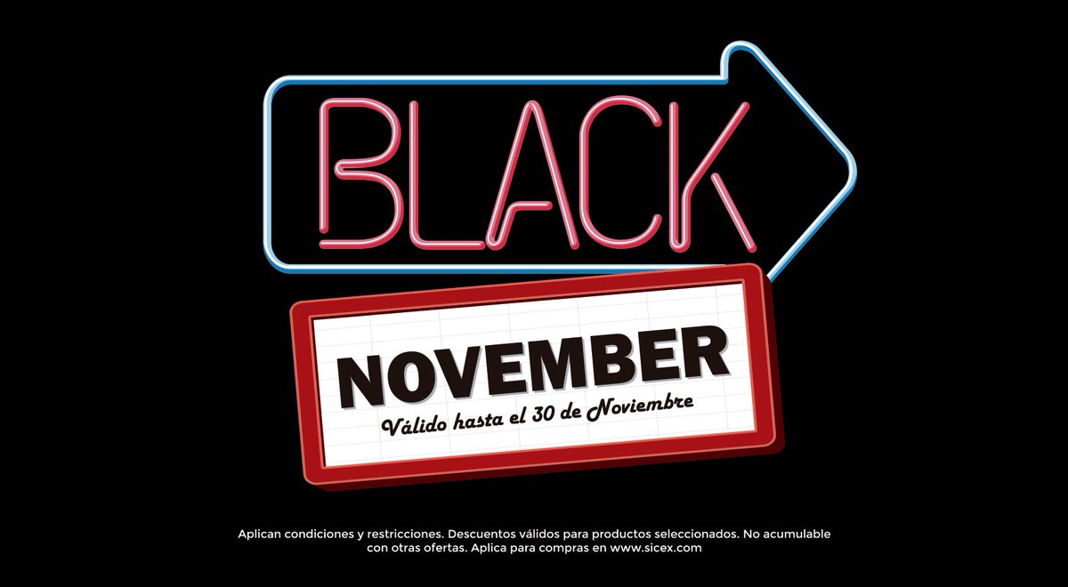 sicexQH's tweet photo. ¡Últimos días de Black November!
Consulte nuestros descuentos en https://t.co/ap6RTHkEas
#BlackFriday #BlackNovember #SICEX https://t.co/kVkGj4KEwP