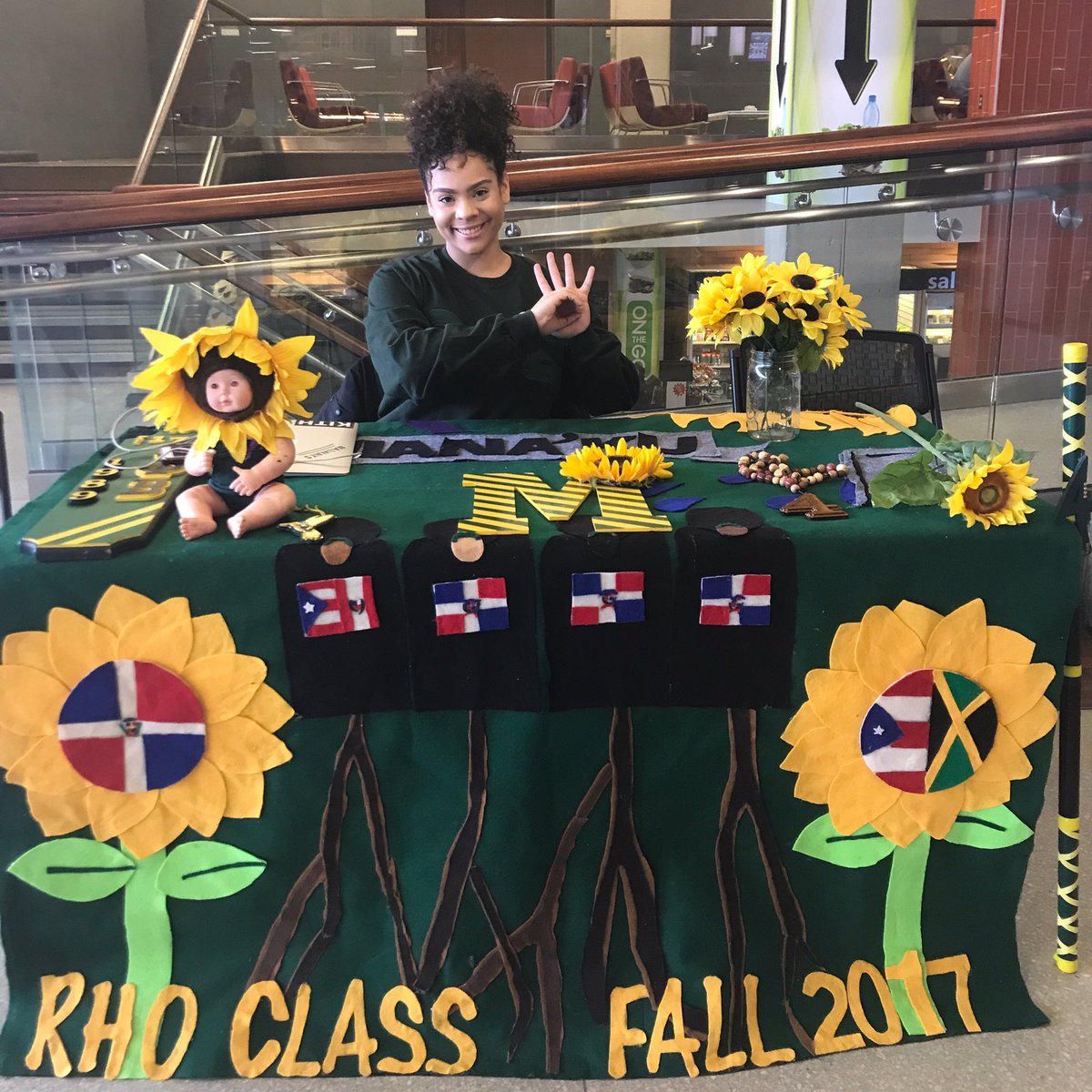 buffalostate's tweet photo. Arline from @buffalo_betas was sharing information for an annual fundraiser, Radiant Rhythms, that raises awareness for violence against women during #BengalPause. For tickets or more information check out this club, one of many #BuffaloState has to offer! https://t.co/IpBED7Q9fk