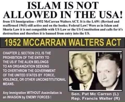 Uroda77's tweet photo. @Cheryl27445555 @bbusa617 We NEED to ENFORCE IT!!!! 👇
#NoMosques #BanTheBurqa #BanSharia #BanIslam #BanFGM !
@realDonaldTrump @POTUS @FLOTUS https://t.co/69aQiJJ6TH