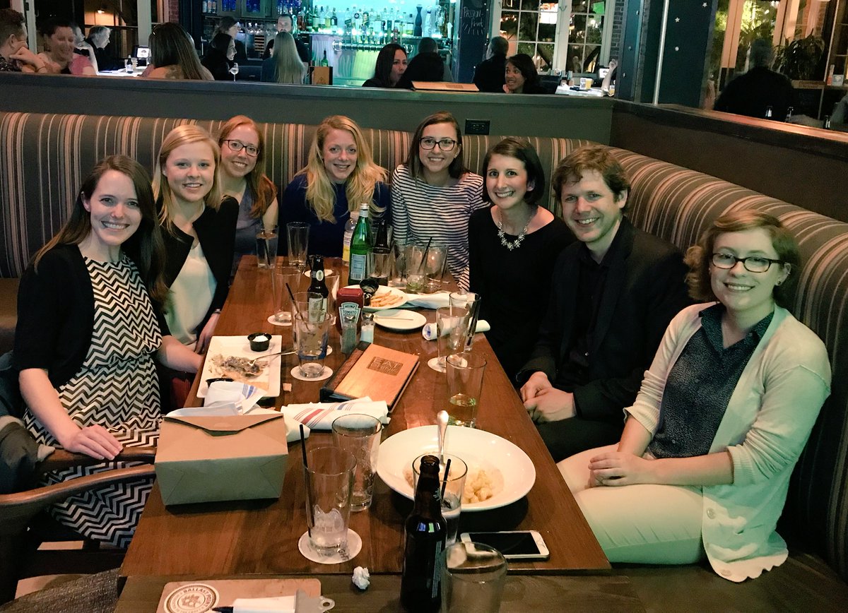 AlexandraLong's tweet photo. Dr. Nate Herr’s Interpersonal Emotion Lab @AmericanU celebrated our research presentations at #ABCT2017 over drinks and great conversation last Saturday night in San Diego. @ABCTNOW https://t.co/KwkglbB9z6