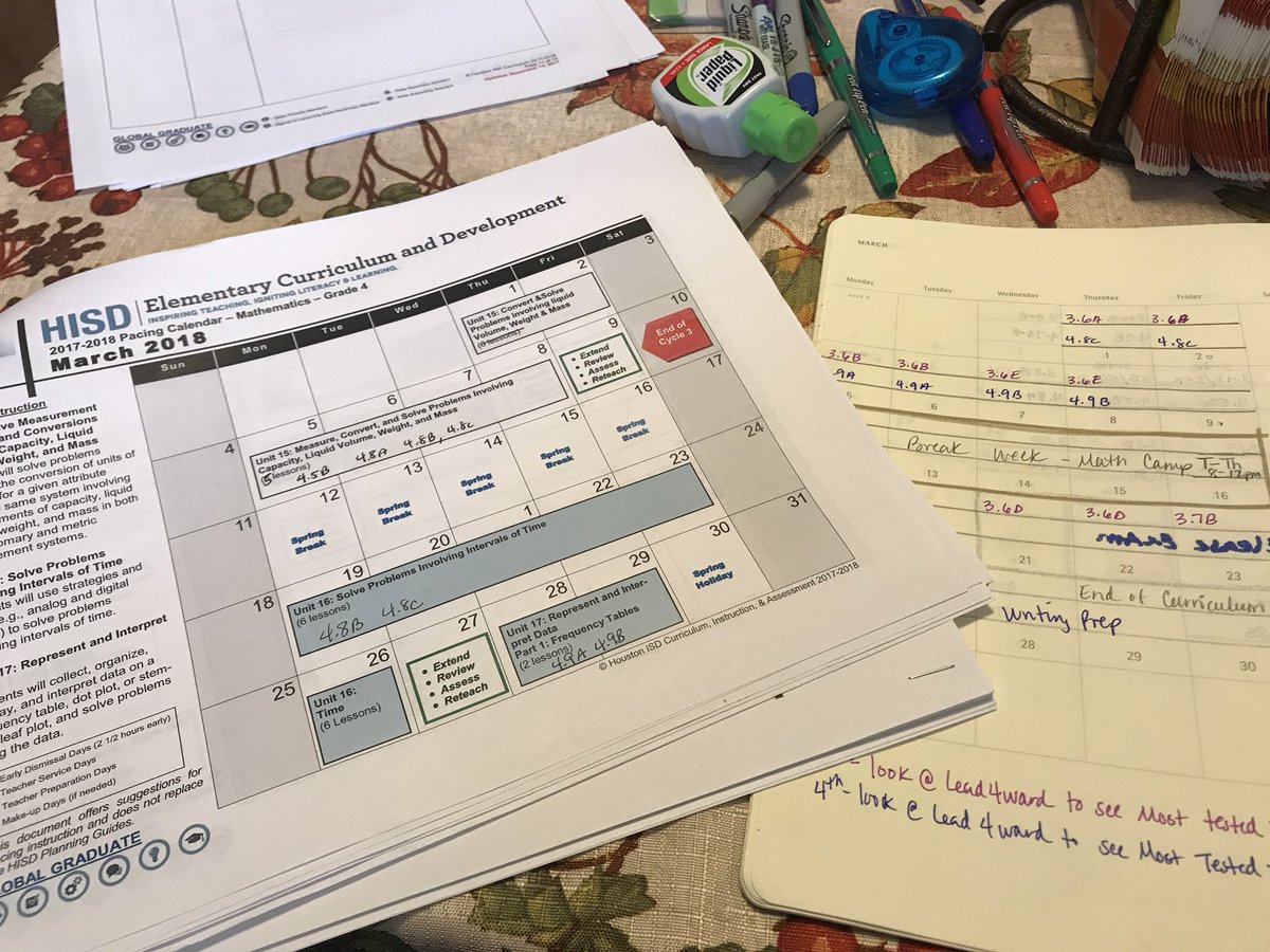 ealy_daeducator's tweet photo. While the nieces take a much needed nap... I’ll work on planning the math instruction up until STAAR! #DoganNation #DoganMath https://t.co/gbtt5rm6G8
