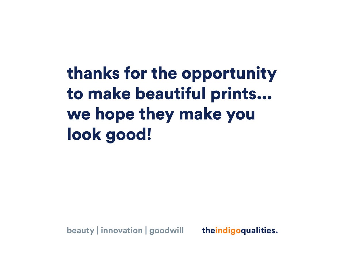 During this #thanksgivingweek we are grateful to everyone who has helped make our prints possible :-)