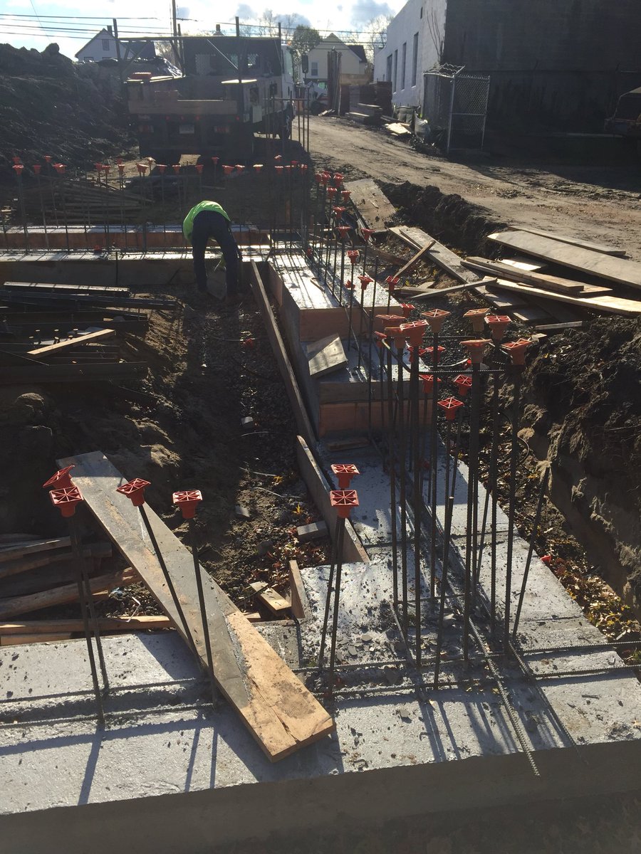 Foundation at Area Two, our dedicated wood aging facility, starting to take shape!