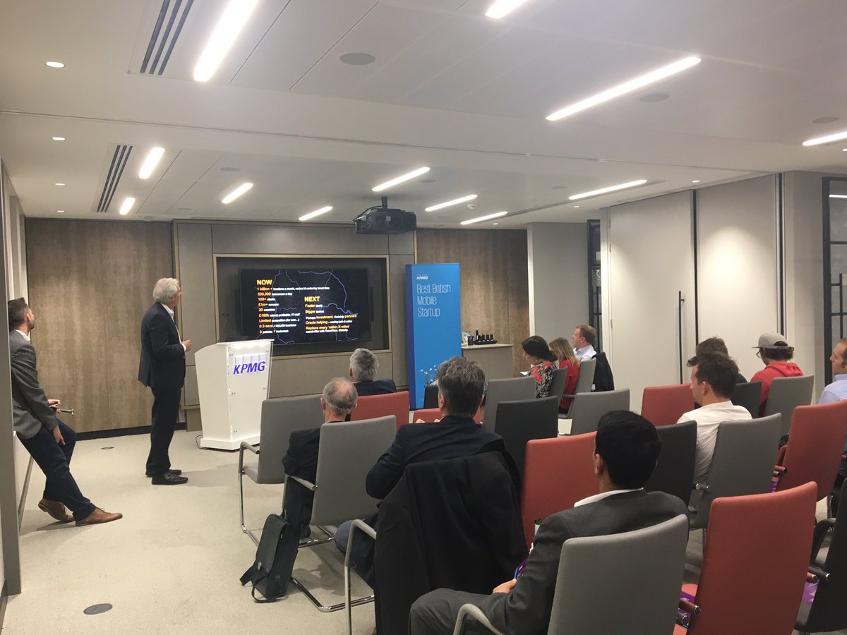 riseup_startup's tweet photo. Kicking off our #BestBritishMobileStartup 2018 competition in Bristol tonight. Great pitch by @igeolise to start off! https://t.co/X1kYhghEYT