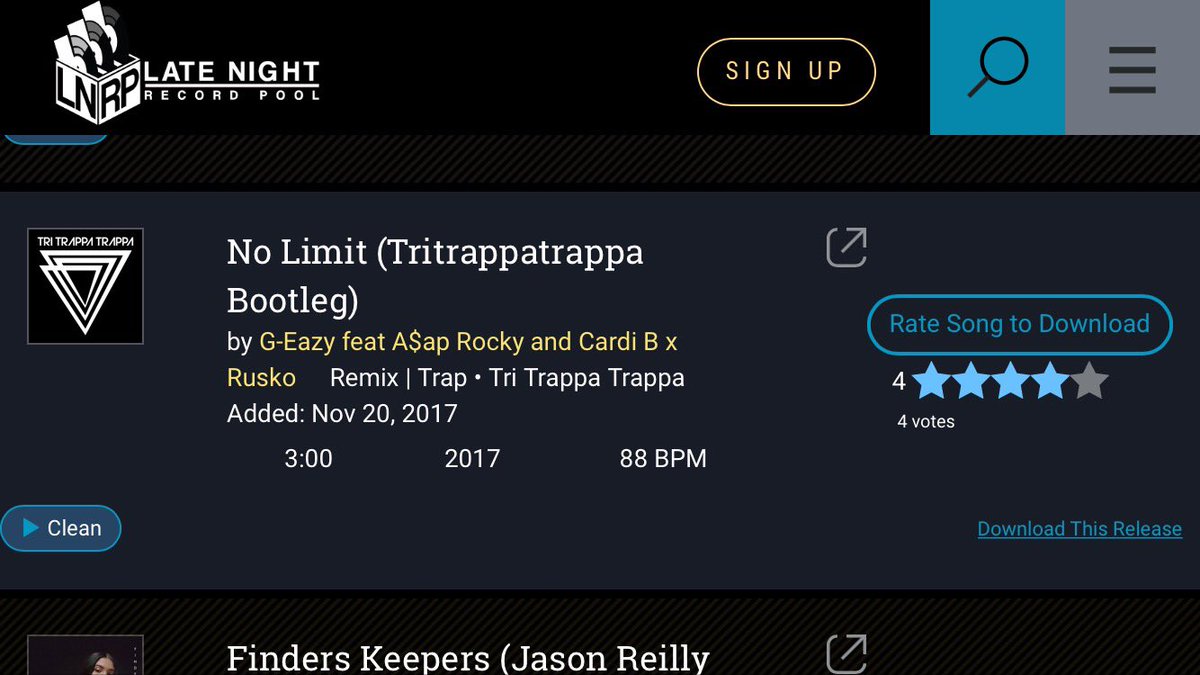 TriTrappaTrappa's tweet photo. Get that "No Limit" Tri Trappa Trappa Bootleg on @lnrecordpool! If you get it 2 times than we like you, if you get it 3 times we will wife you 😂 @G_Eazy @iamcardib @ruskoofficial https://t.co/EkOu9hRWJc