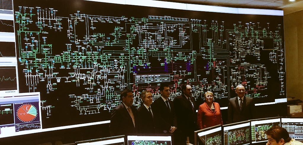 ENGIEChile's tweet photo. Presidenta @mbachelet en @coord_electrico para dar el vamos al tan esperado #ChileInterconectado, para oficializar así la interconexión SING-SIC⚡️ https://t.co/PQC2RvPnKX