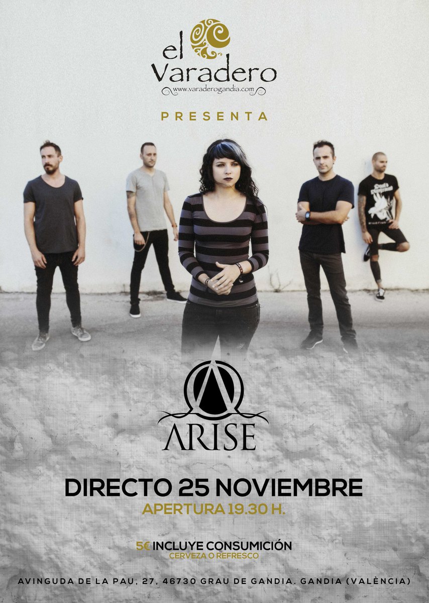 Después de la gran experiencia en Castellón, seguimos y este sábado estamos en GANDIA (Pub Varadero).