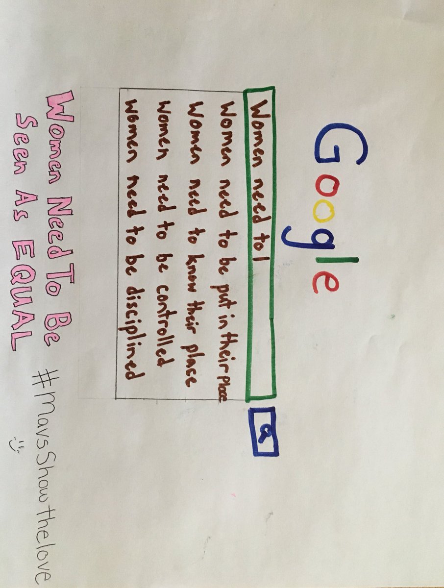 #mavsshowthelove something we did in school today 😊