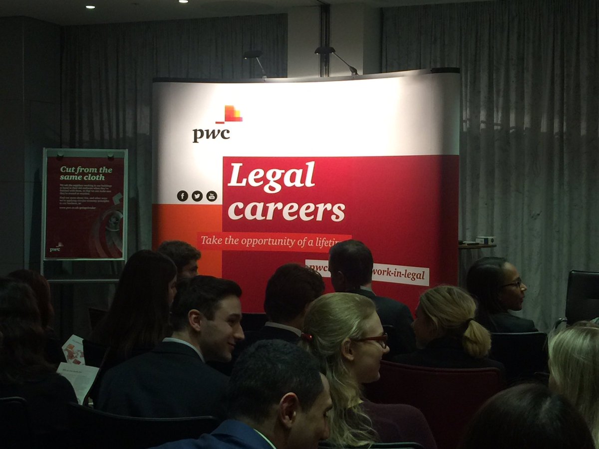 Our Evening for students is about to kick off. Full house <a href="/PwC_UK/">PwC UK</a> #Legal