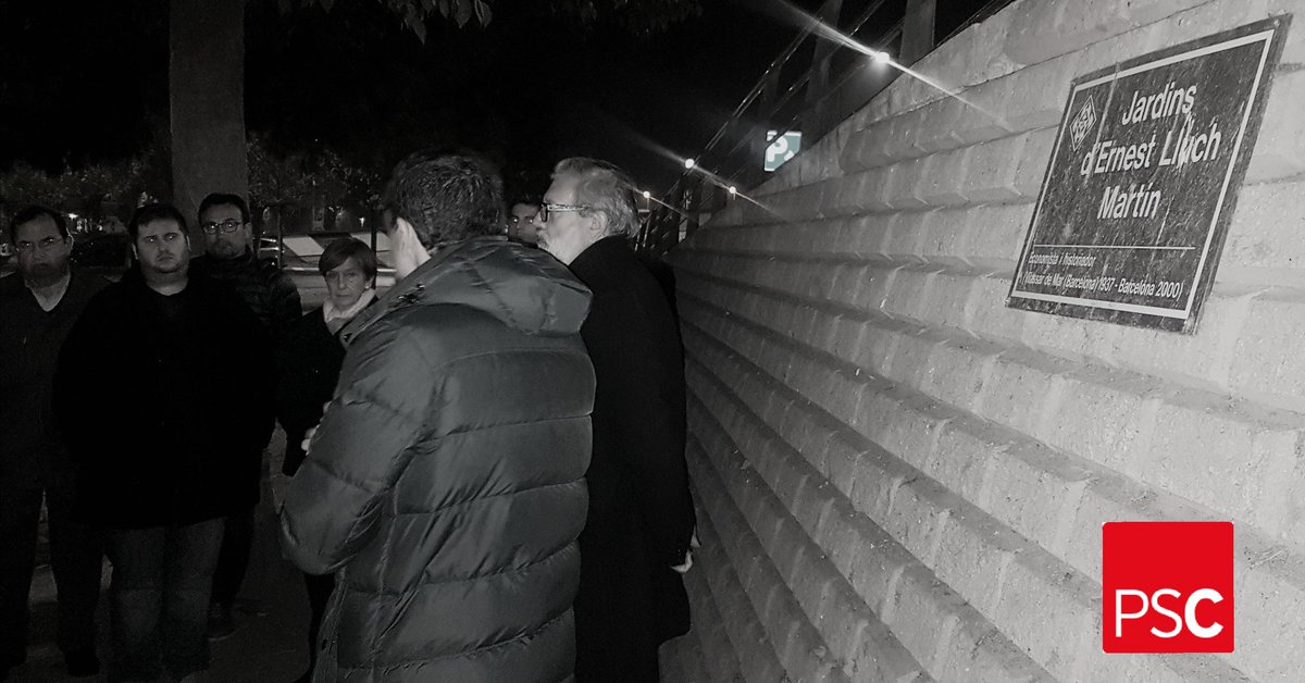 Homenatge a Ernest Lluch, avui quan fan 17 anys del seu assessinat. Juntament amb el <a href="/psccomlleida/">PSC Comarques Lleida</a> et recordem. Gràcies Ernest, per tot el que vas fer com a home de profundes arrels socialistes i catalanistes.